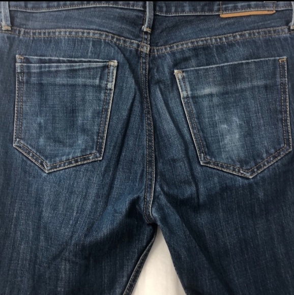 Them Atelier Button Fly Straight Leg Jeans 33 X 32 - Picture 5 of 9